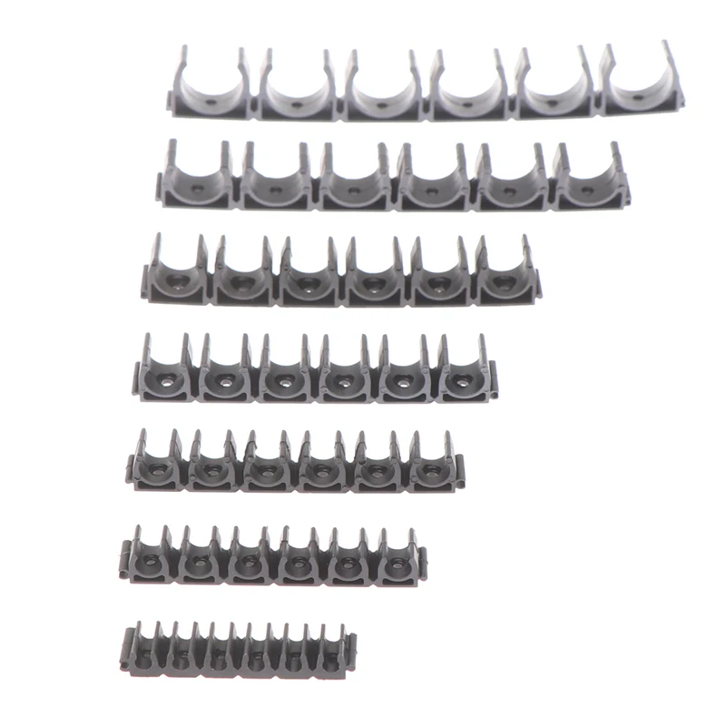 Nylon Pipe Clamp 4mm,6mm,8mm,10mm,12mm,16mm,20mm Pneumatic Tube Air Hose Fixing Clamp Water Pipe Holder Gas Compressor Tubing view 6