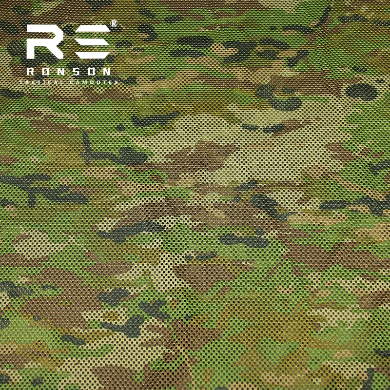

Mesh Fabric 230gsm New Australia Camouflage Fabric Tactical Tricot Fabric Mesh for Printed