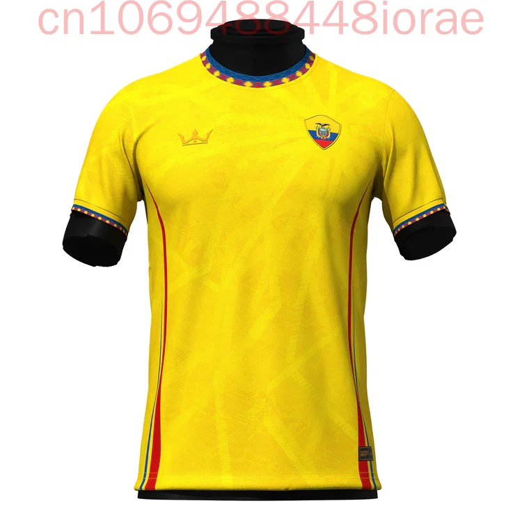 مخصص الإكوادور العلم الوطني لكرة القدم جيرسي 3D المطبوعة الرجال النساء الرياضة عارضة قصيرة الأكمام المتضخم تيز قمم الشارع الشهير #1