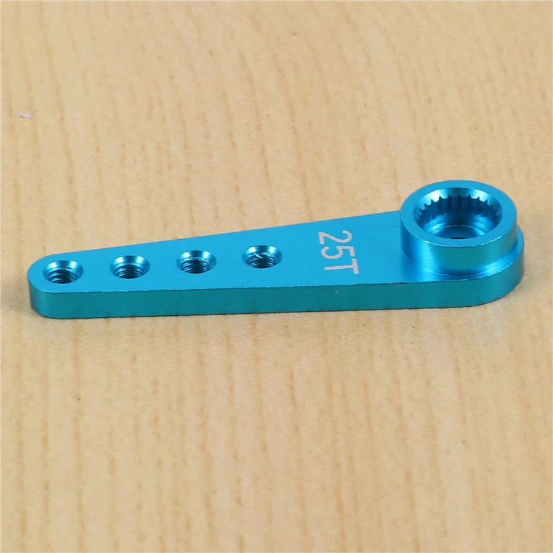 20 قطعة 37 مم 25T تمديد معدني بذراع توجيه مؤازر لأجزاء زاحفة السيارة RC، أزرق