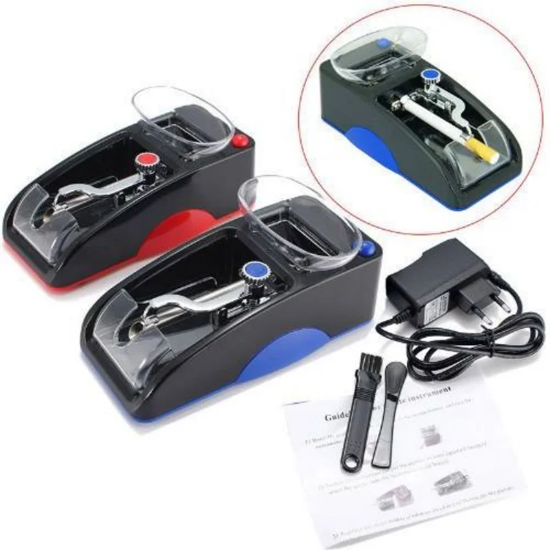 

CRUSHER 6.5/8.0MM Electric Cigarette Rolling Machine Automatic Tobacco Winding Raw Grass Injector Roller Cigarettes Smoking Tool