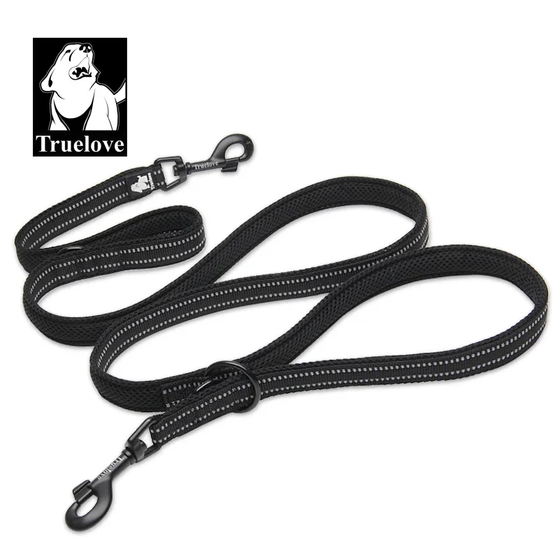 Truelove Pet Dog Leash Multi-function Reflective Hand Free Traction Rope  Suitable for Use with Collars and Chest Straps TLL2411