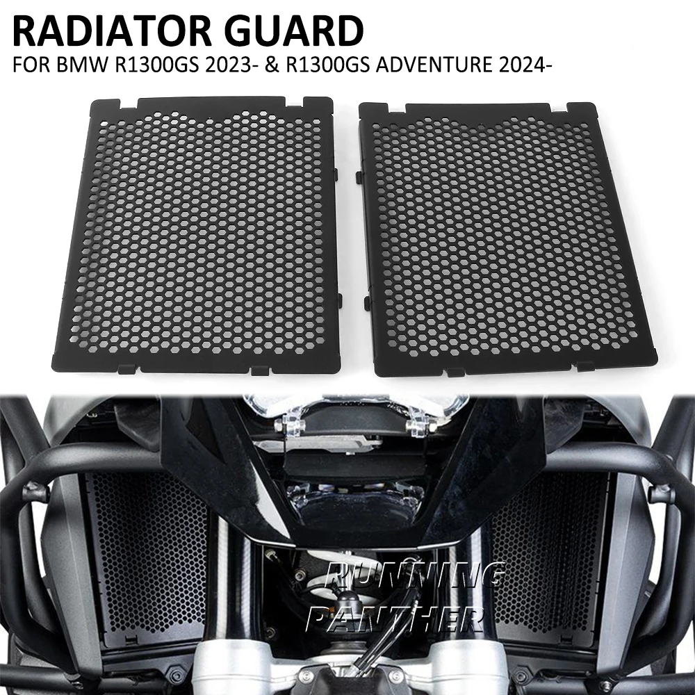 

2023 2024 2025 Motorcycle Radiator Grille Guard Cover Oil Cooler Guard Protection Grille For BMW R1300GS ADV R 1300 GS Adventure