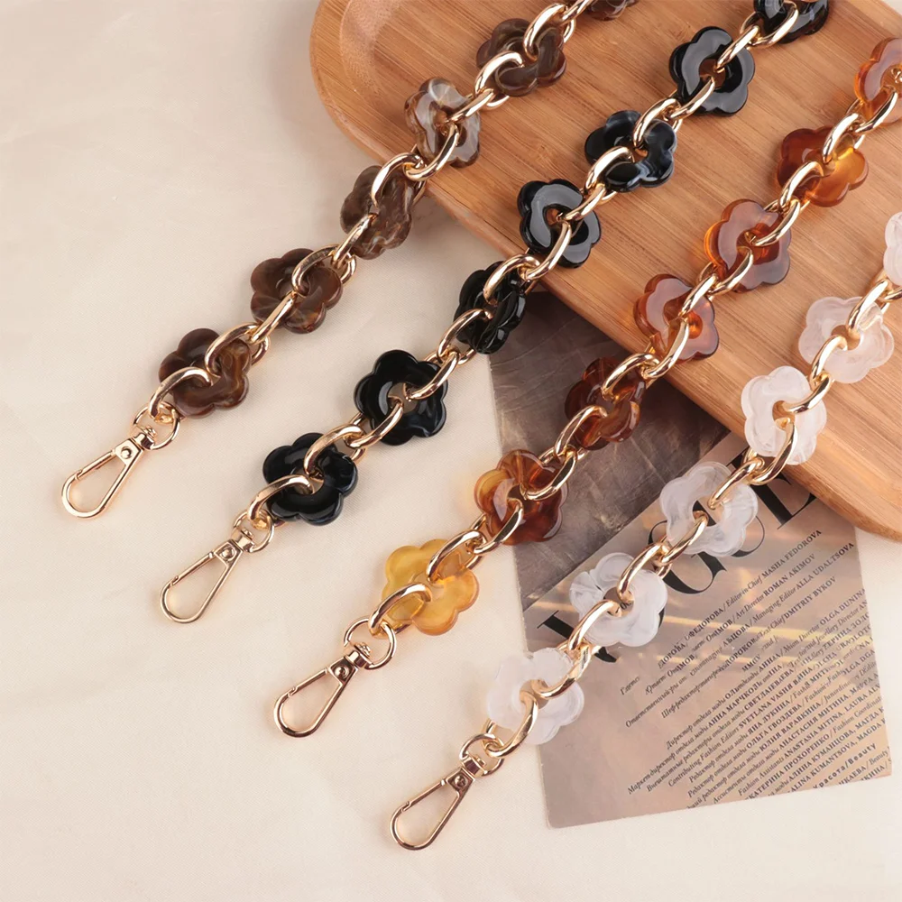 

DIY Handbag Chain Acrylic Shoulder Bag Strap For Women Purse Crossbody Bag Handles Chain Belt Bag Part Accessories 40/120cm