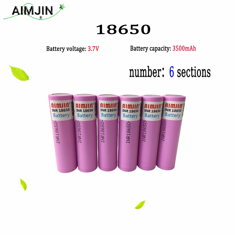 

18650 35E 3500mAh 3.7V 25A Lithium-ion battery For 18650 De Haute Puissance Origine Outil Electrique