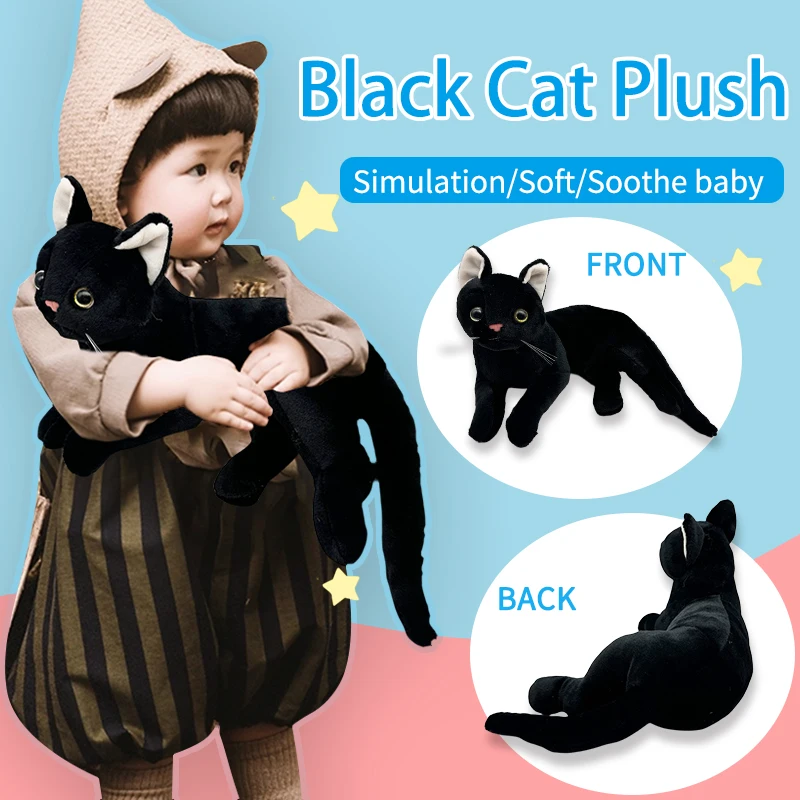 

Black Cat Plush Toys Kawaii Cute Soft Comfortable Animals Plush Toys Kids Play Dolls Home Decorations Birthday Gifts