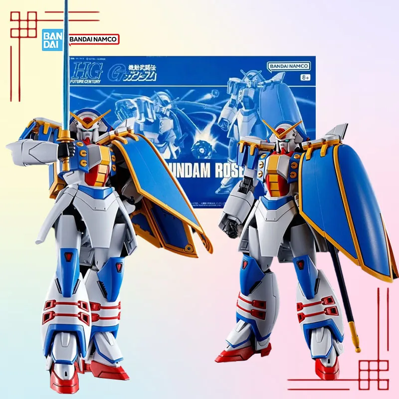 

Bandai HG 1/144 GF13-009NF Gundam Rose Genuine Gundam Anime Action Figure High Poseability Collection Assembly Model Toys Gifts