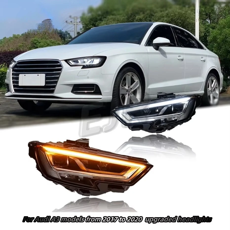 For  Audi A3 Headlight Assembly 2017-2020 High Quality Full LED Lights