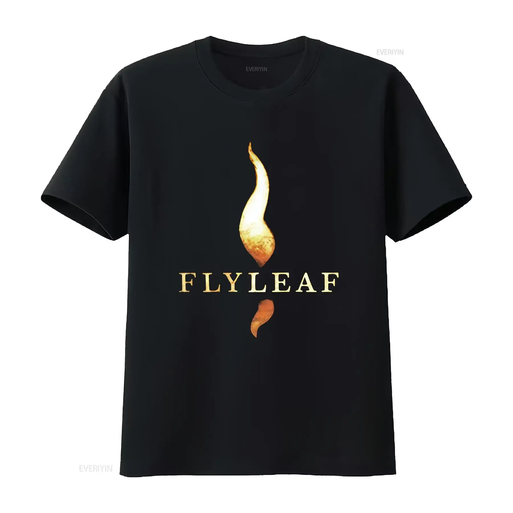 VTG Flyleaf Flame Alt Rock Band Music T Shirt S 5XL LT313 vintage Washed graphic Stretched Top For Everyday Wear vintage
