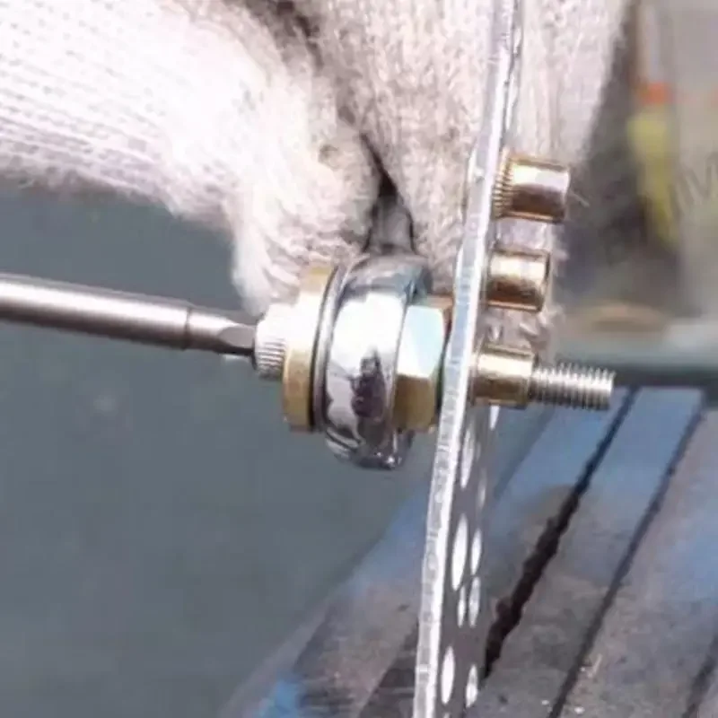 Alat Rivet Baja Karbon untuk Proyek Perakitan Logam Lembaran DIY, Set Kepala Rivet Nut, Rivet Nut