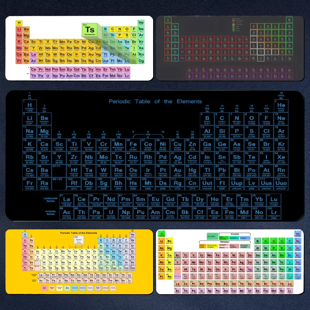 Perioden system der chemischen Elem Mouse pad große Gaming-Mauspad Locke dge verdickte Computer tastatur Tisch Schreibtisch matte