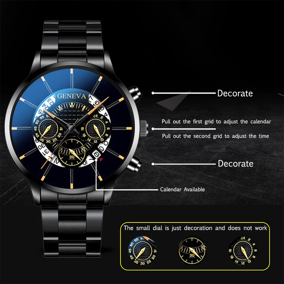 New Men Luxury Business Watches Men Casual Fashion Calendar Date Clock Male Stainless Steel Quartz Wrist Watch relogio masculino