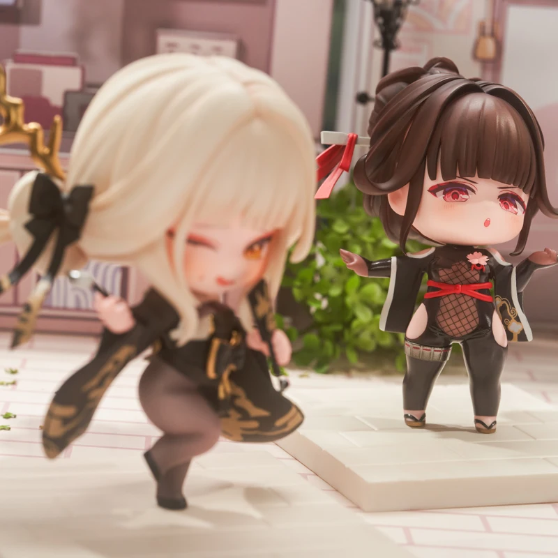 Original deusa da vitória: nikke alice privat cego noir bran caixa série anime figura hobby · sakura modelo colecionável presentes