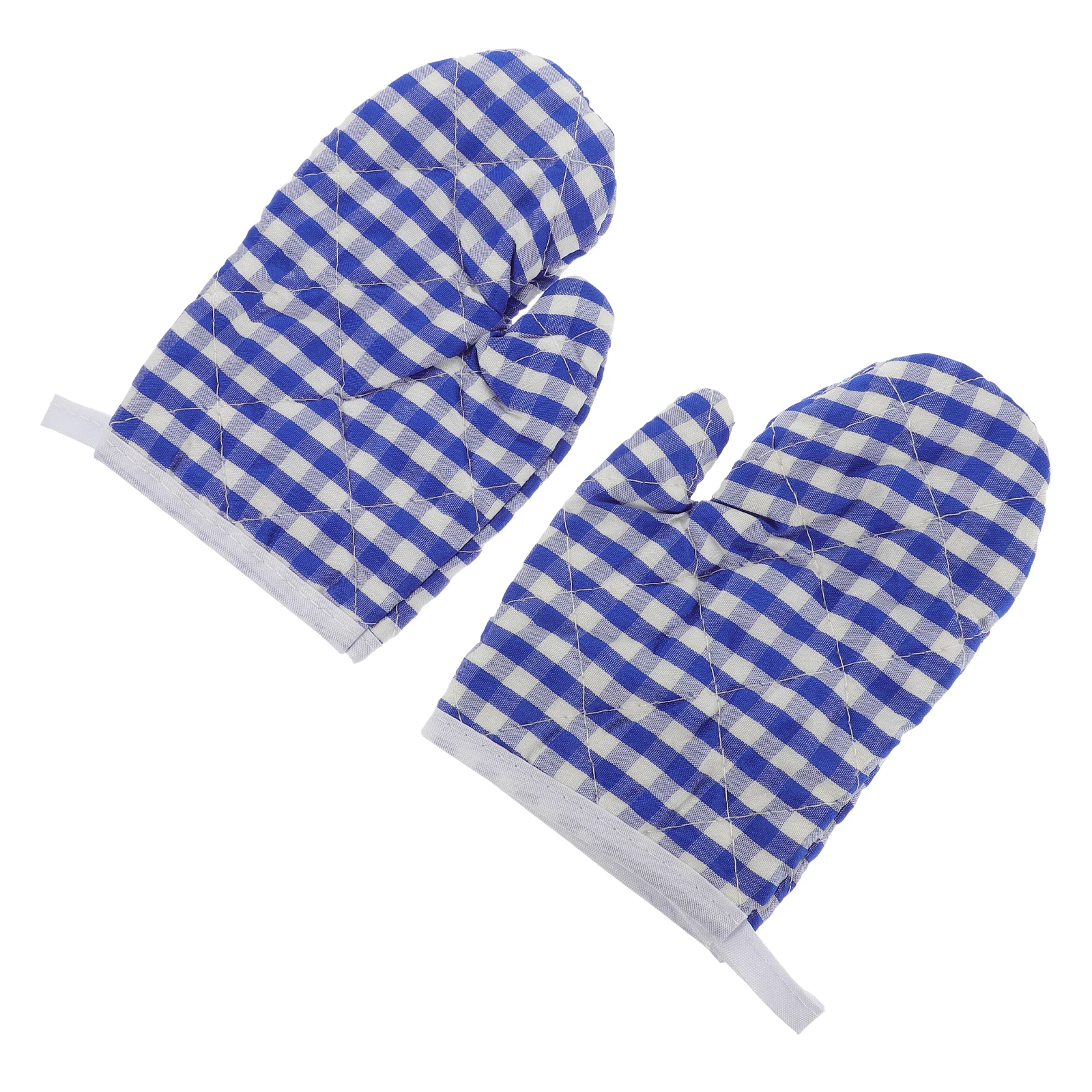 

2pcs Kids Oven Mitts Heat Resistant Microwave Gloves For Children Thick Anti-Scald Cooking Gloves Sturdy Non-Slip Insulated