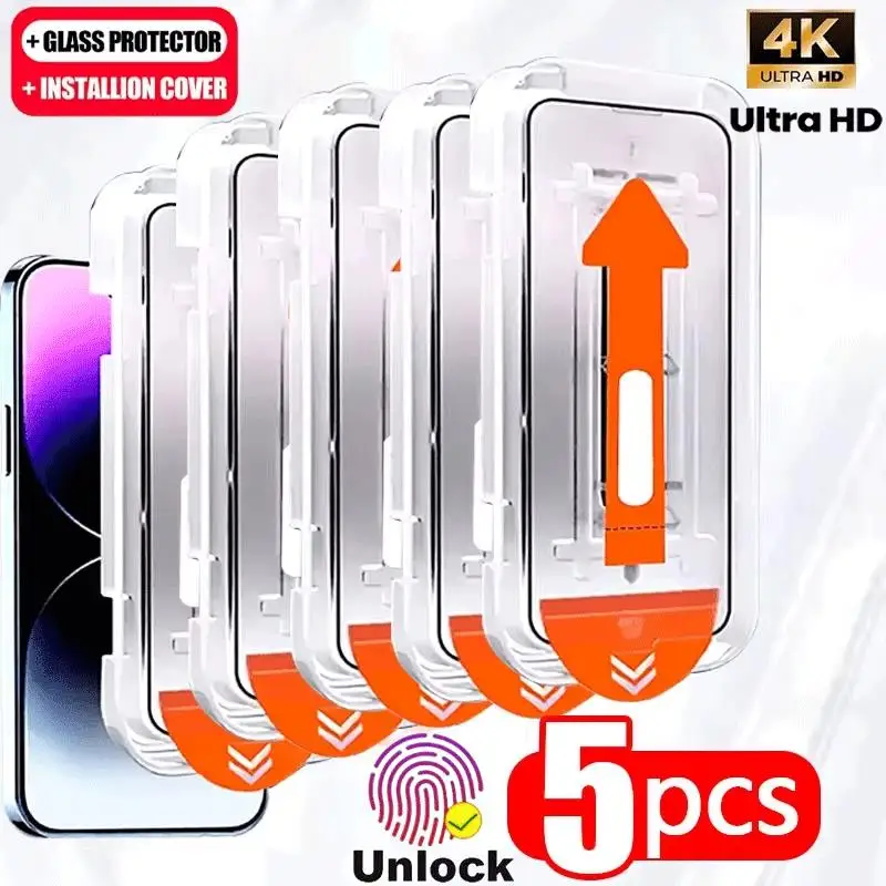 Image of 1-5 Stück Entsperrbare oleophobe Beschichtung, einfach zu installierender Displayschutz für Google Pixel 9 Pro XL 10 8 7 10A 9A 8A 7A 6A aus gehärtetem Glas