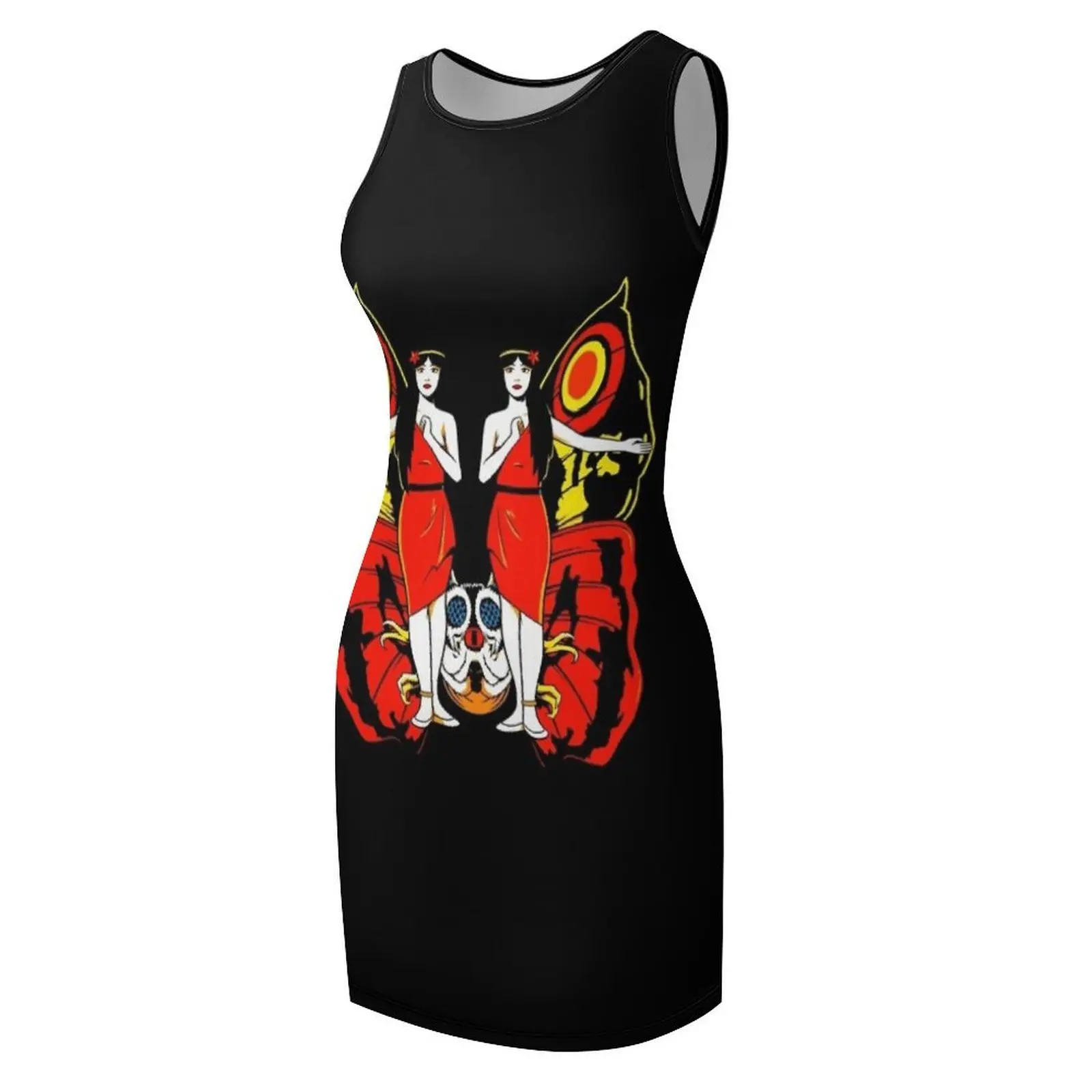 Shobijin تي شيرت أساسي بدون أكمام فستان صيفي ملابس نسائية فساتين على الطراز الكوري مجموعات نسائية أنيقة