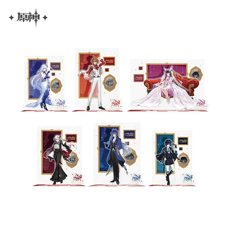 

Official Genshin Impact 2026 FES Series Collectible Acrylic Stand Set, Featuring Columbina, Flins, and Wanderer