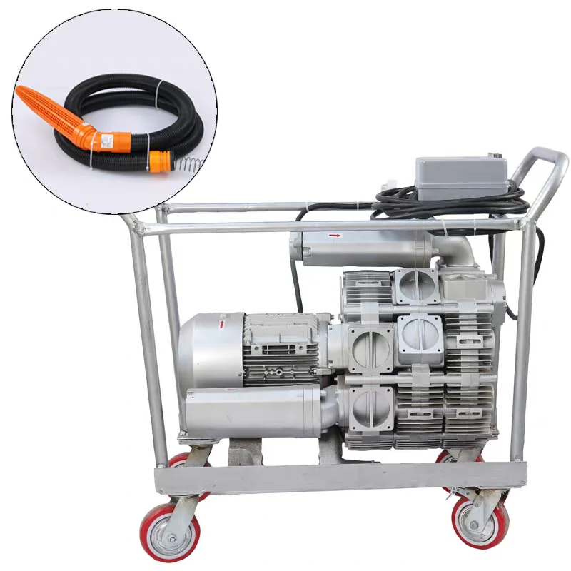 High Pressure Vortex Blower, Industrial Air Pump Vacuum Fan For Grain Conveying Packaging Machine