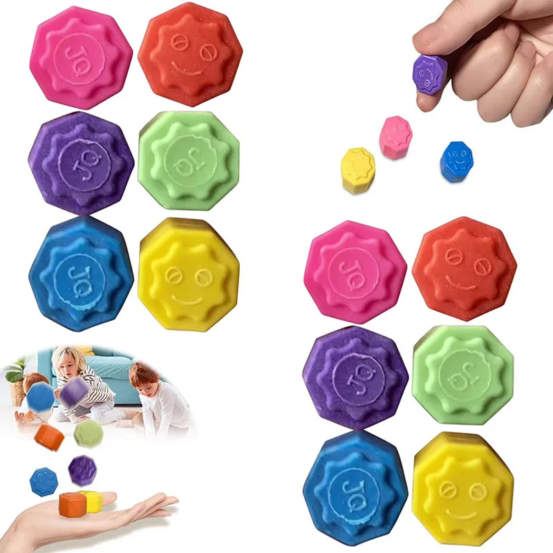 Traditional Play Game Gonggi Jack Stone Pebbles Set 12Pcs/box Finger Exercise Toy Color Random Fun Stress Relief Toys