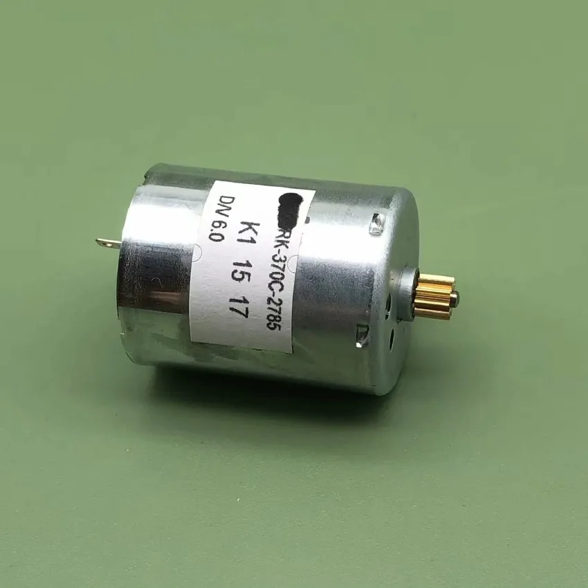 Mini RFK-370C-2785 Mini 24.3mm Engine DC 3V 4.5V 6V Micro Precious Metal Brush Motor with 10 Teeth Copper Gear M3 Screw Hole