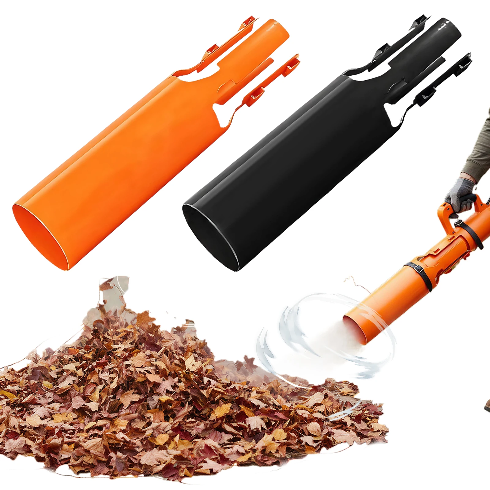 

Leaf Blower Air Booster Attachment Doubles Airflow Replacement Easy To Install High-Flow Nozzle Leaf Blower Tip Nozzle for Yard