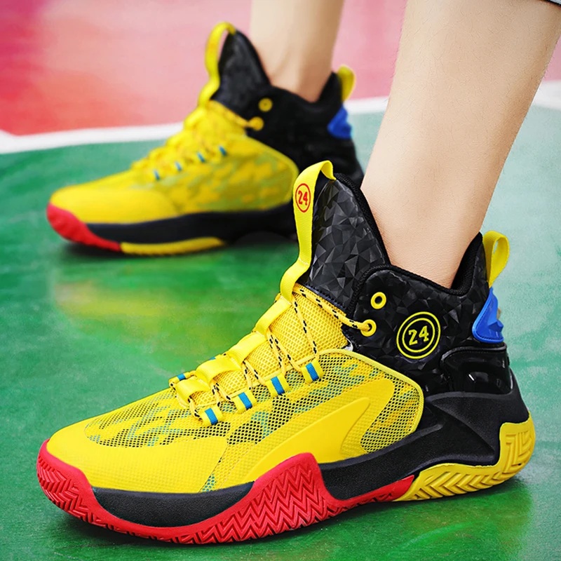 

Men's Basketball Shoes Cushioned Breathable Sneaker Train Athletes Light Sport Shoe Casual Footwear Fashion Comfortable Sneakers