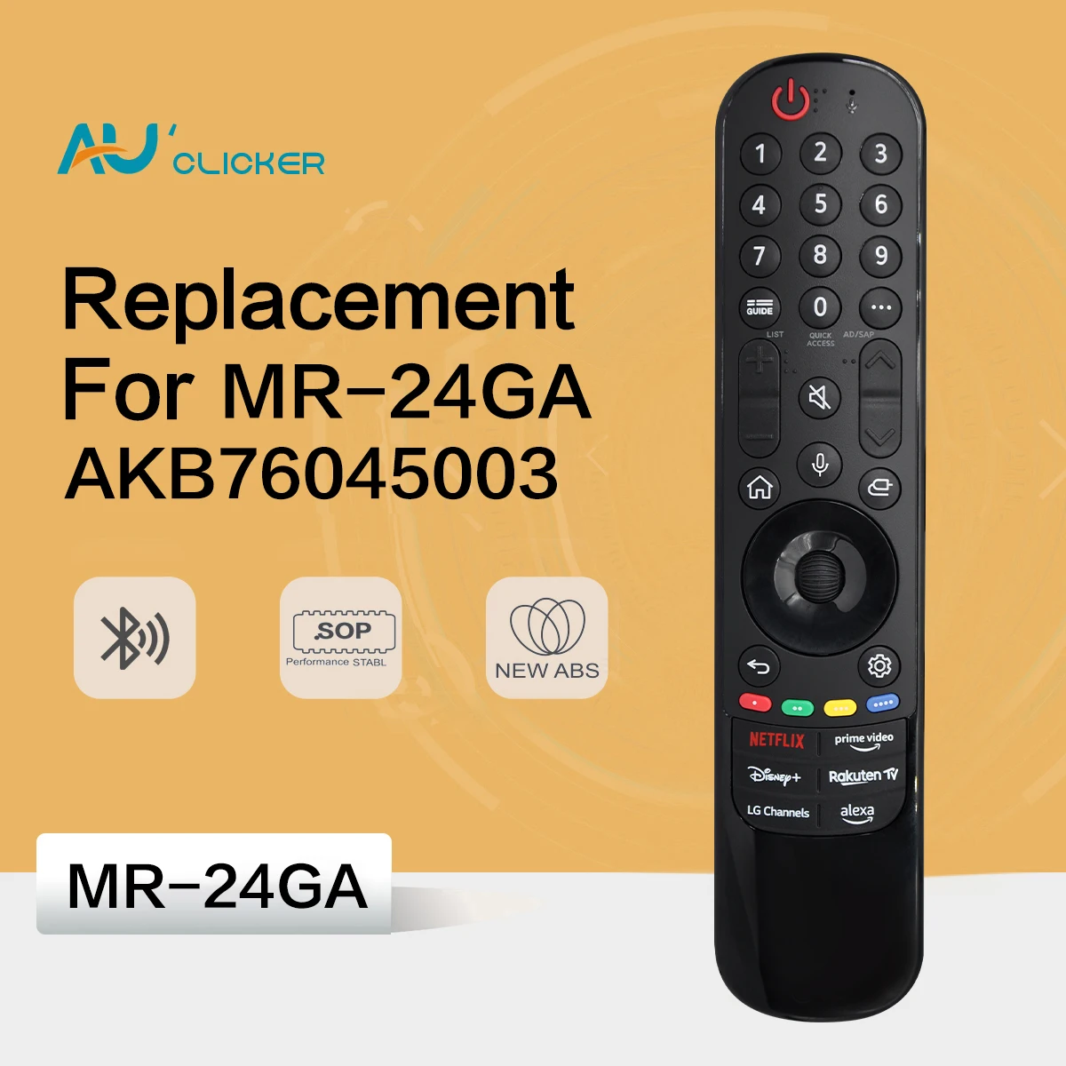 AKB76045003 Voice Magic Remote Control with Voice and Pointer Functions Compatible with MR24GA 43NANO81T6A Smart OLED TVs