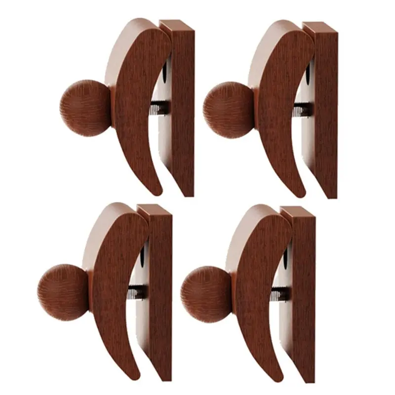 

【LAST CHANCE】Зажимы для пододеяльников для стены, деревянная вешалка для гобеленов, набор из 4 вешалок для одеял для украшения стен