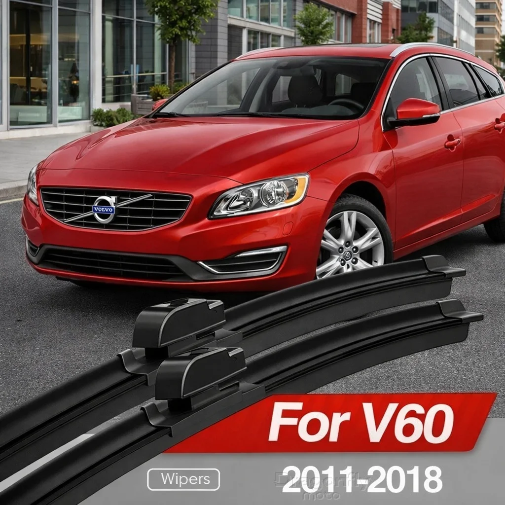 

For Volvo V60 2011-2018 Front Windshield Wiper Blades 2pcs Windscreen Window Accessories 2012 2013 2014 2015 2016 2017