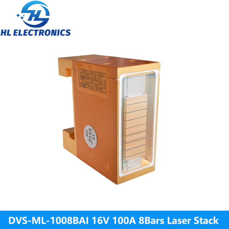 

DVS-ML-1008BAI 16 В 100 А 8 бар 800 Вт 808 нм Лазерный стек для удаления волос