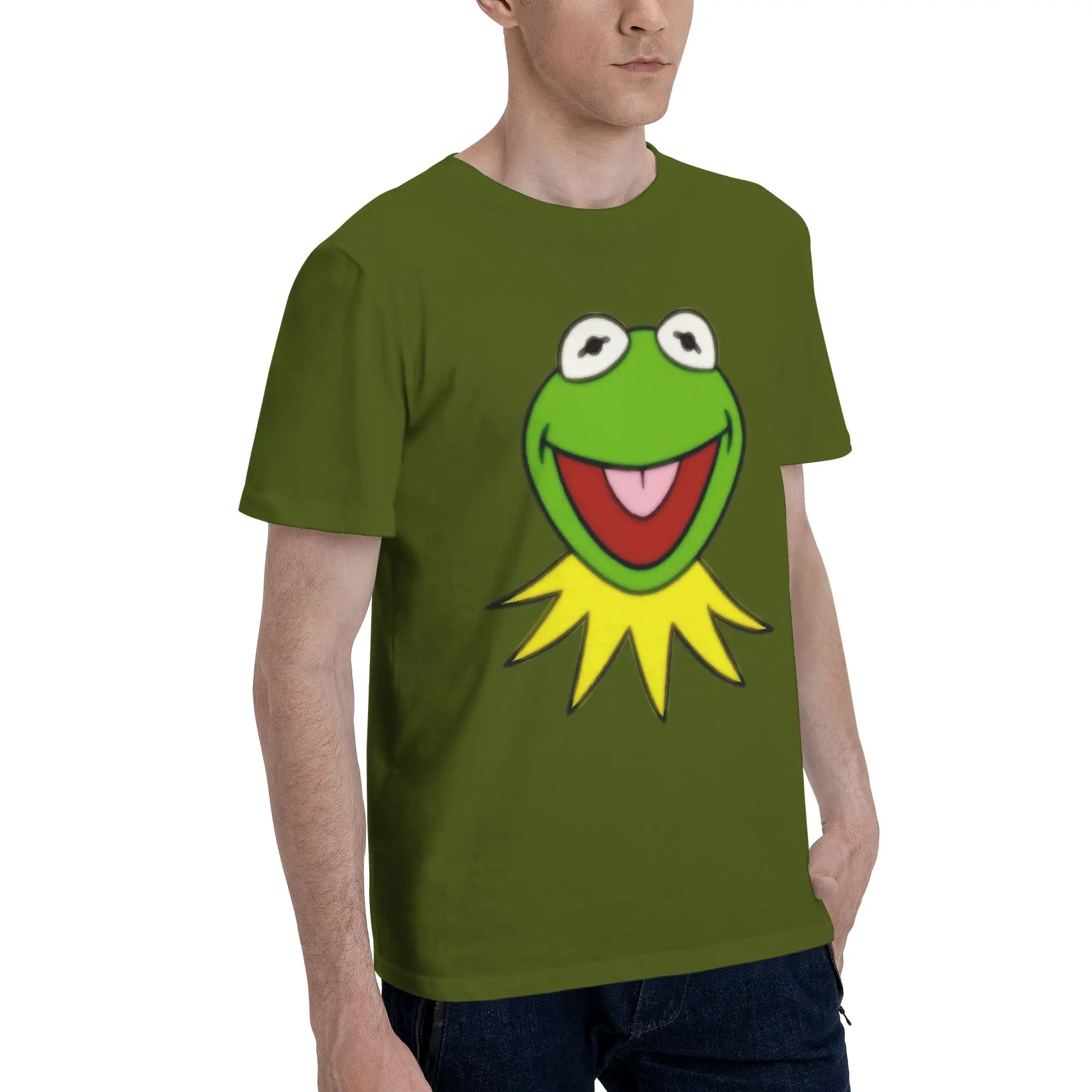 Kermits the Frog Merch Men Women T Shirt 100% Cotton Tee Print  T-shirt Clothing