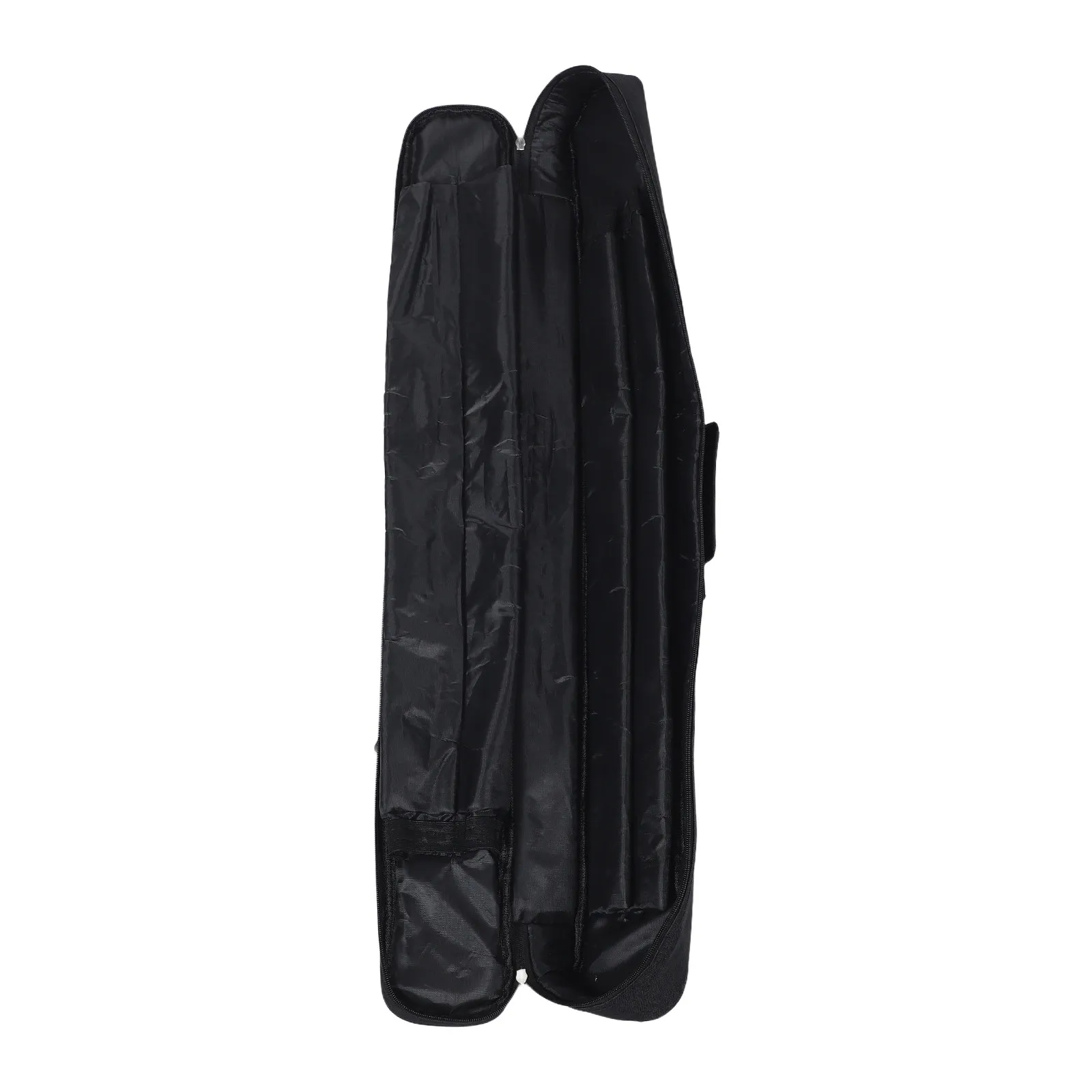 

Shockproof Portable Pool Cue Bag Oxford Cloth Padded Pool Stick Case Waterproof High Density Cotton Interior Multi Compartment