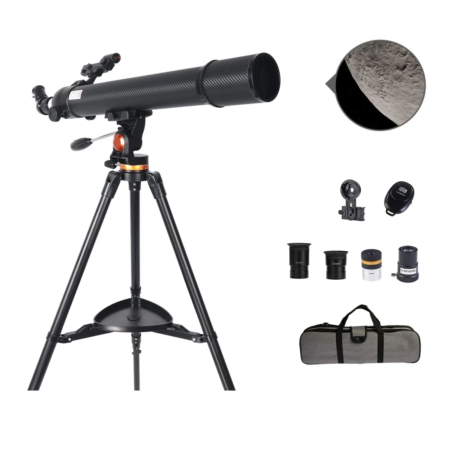 High Quality Powerful Carbon Focuser Moon 70070 Astronomical Telescope Price China For Outdoor