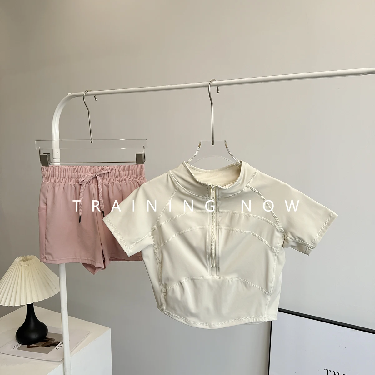 

New running suit for women 2025 summer gym exercise breathable quick drying clothes Pilates yoga sports shorts