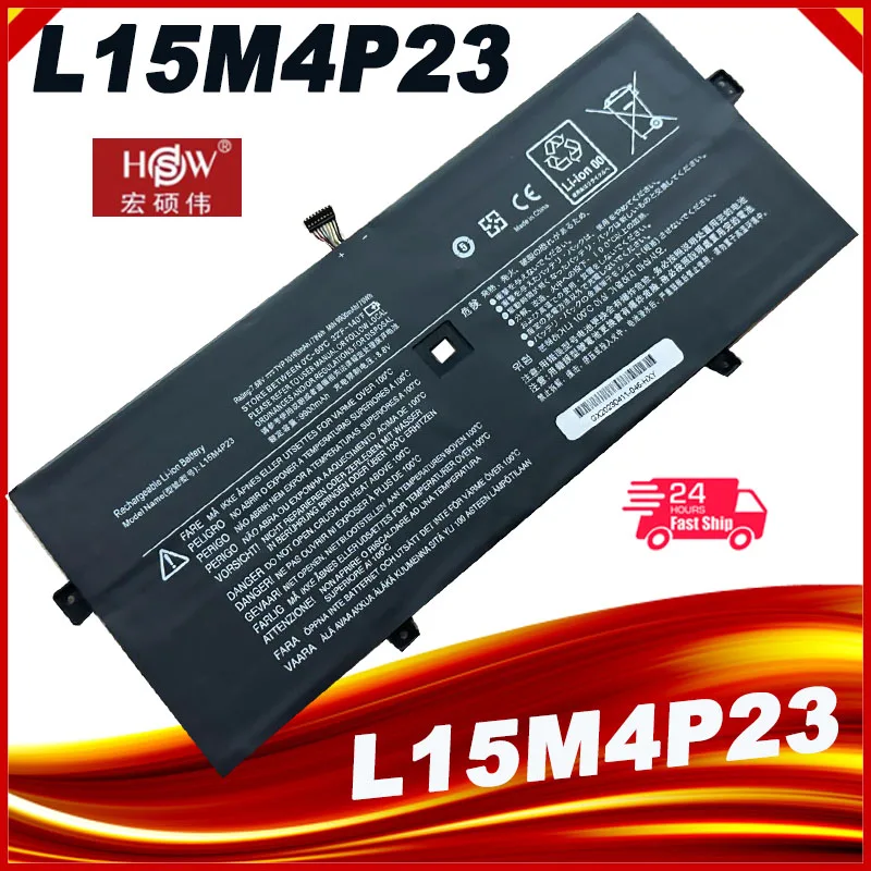 Bateria para Lenovo Yoga L15m4p23 L15m4p21 L15c4p22 91013ikb Yoga 78wh
