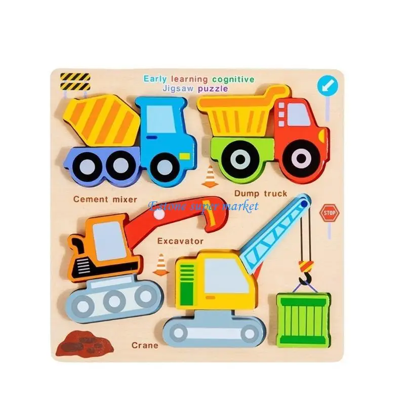 090B Animal Puzzle Toy for Toddler Fine Motor Skill Learning Preschool Education