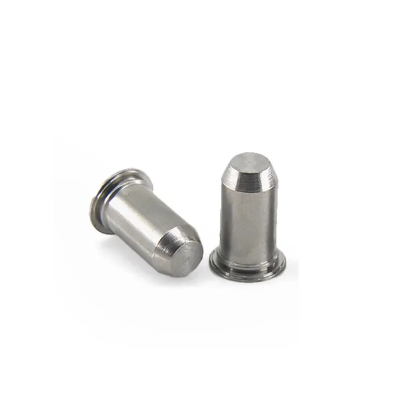 Stainless Steel Guide Cylindrical Riveting Self Locking Pins For Machinery 3mm 4mm 5mm 6mm