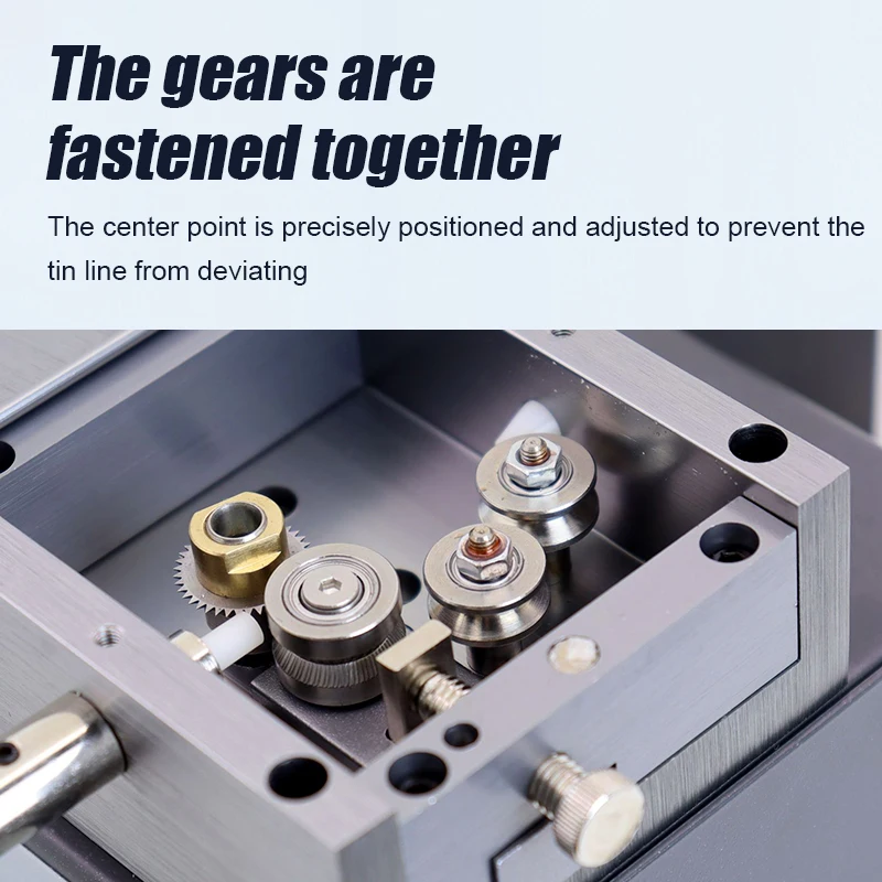 High-Power Intelligent Tin Crusher High-Precision Stepping Motor Complete Soldering Station Kit with Replaceable Tips and Parts