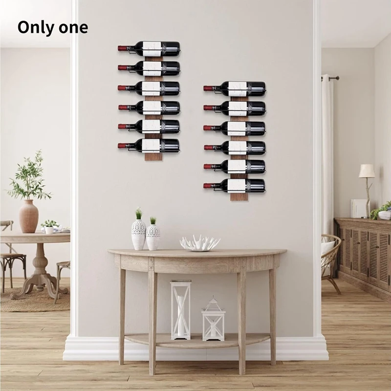 Stylish Wall Mounted Wine Stand Holder Convenient Wine Holder Versatile Wine Display Shelves For Wine Collectors