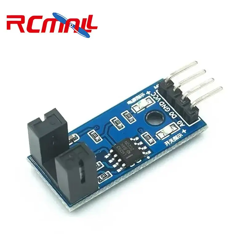 10PCS Speed Sensor Module Slot-type IR Optocoupler LM393 for Arduino Groove Coupler 3.3V-5V High Precision Durable Design