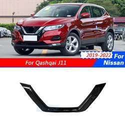 Fit For Nissan Qashqai J11 2019-2022 Center Grid Front Grille Trim Molding Outer Decor Frame Strip Replacement
