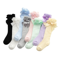 Girl Long Tube Socks Princess Children's Knee High-quality Warm Dance Cute New Bow Long Socks High Quality Kids Socks