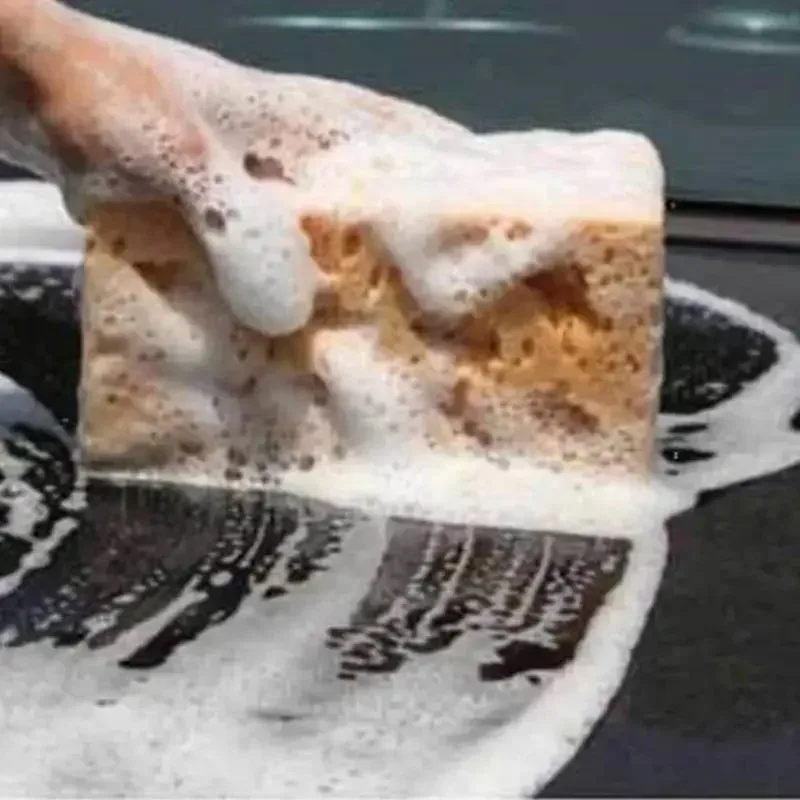 اسفنجات غسيل السيارات، مستلزمات تنظيف السيارات والدراجات النارية، فرش إسفنجية على شكل قرص العسل، أدوات إزالة غبار السيارة