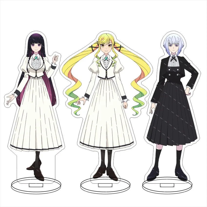 Anime Rock Is A Lady's Modesty Acrylic Suzunomiya Ririsa Shiraya Tamaki Stand Display Figure Cosplay Charm Cartoon Model Plate