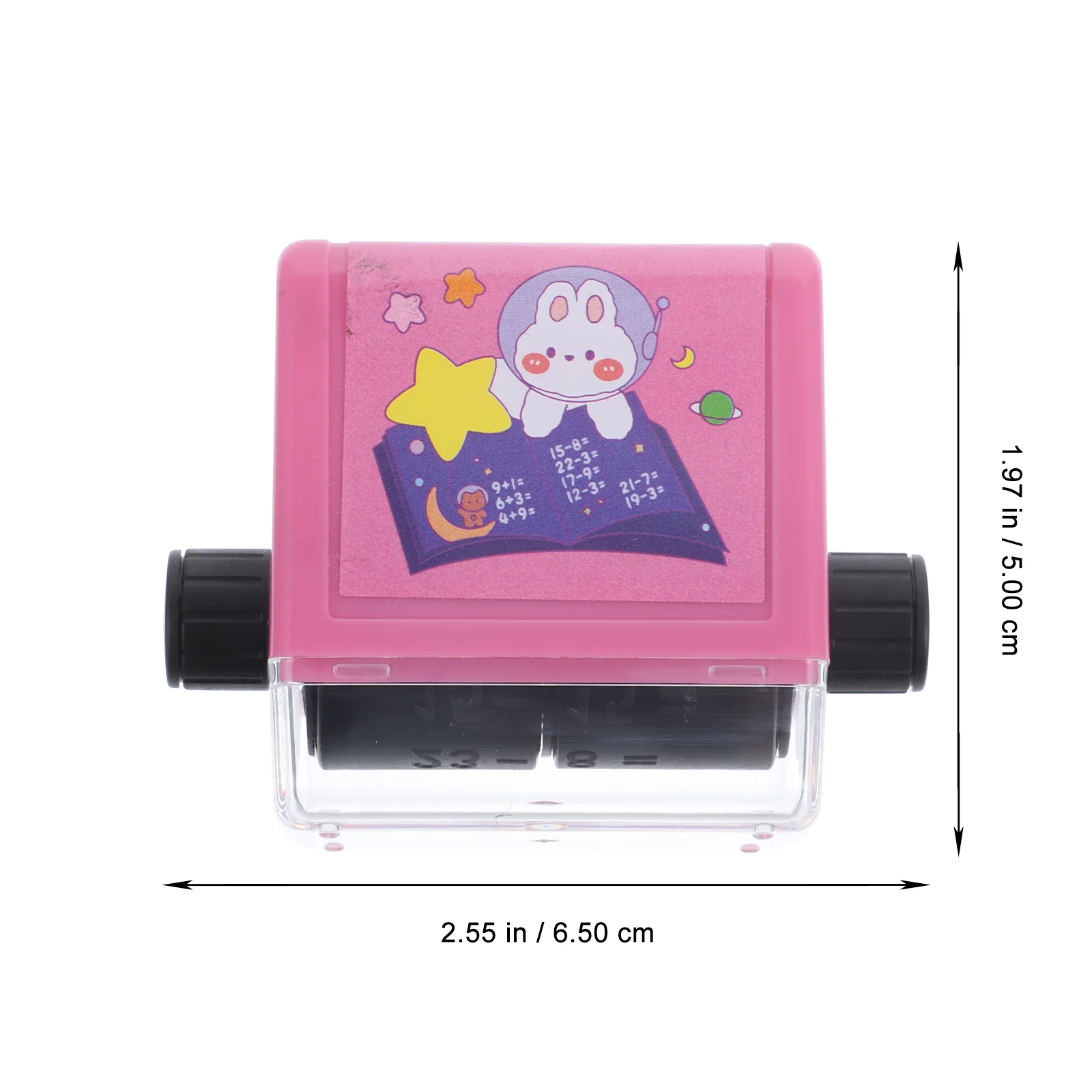Exercise Stamp Math Roller Stamper Postage Stamps Portable Digital Teaching Abs Learning Parent-child
