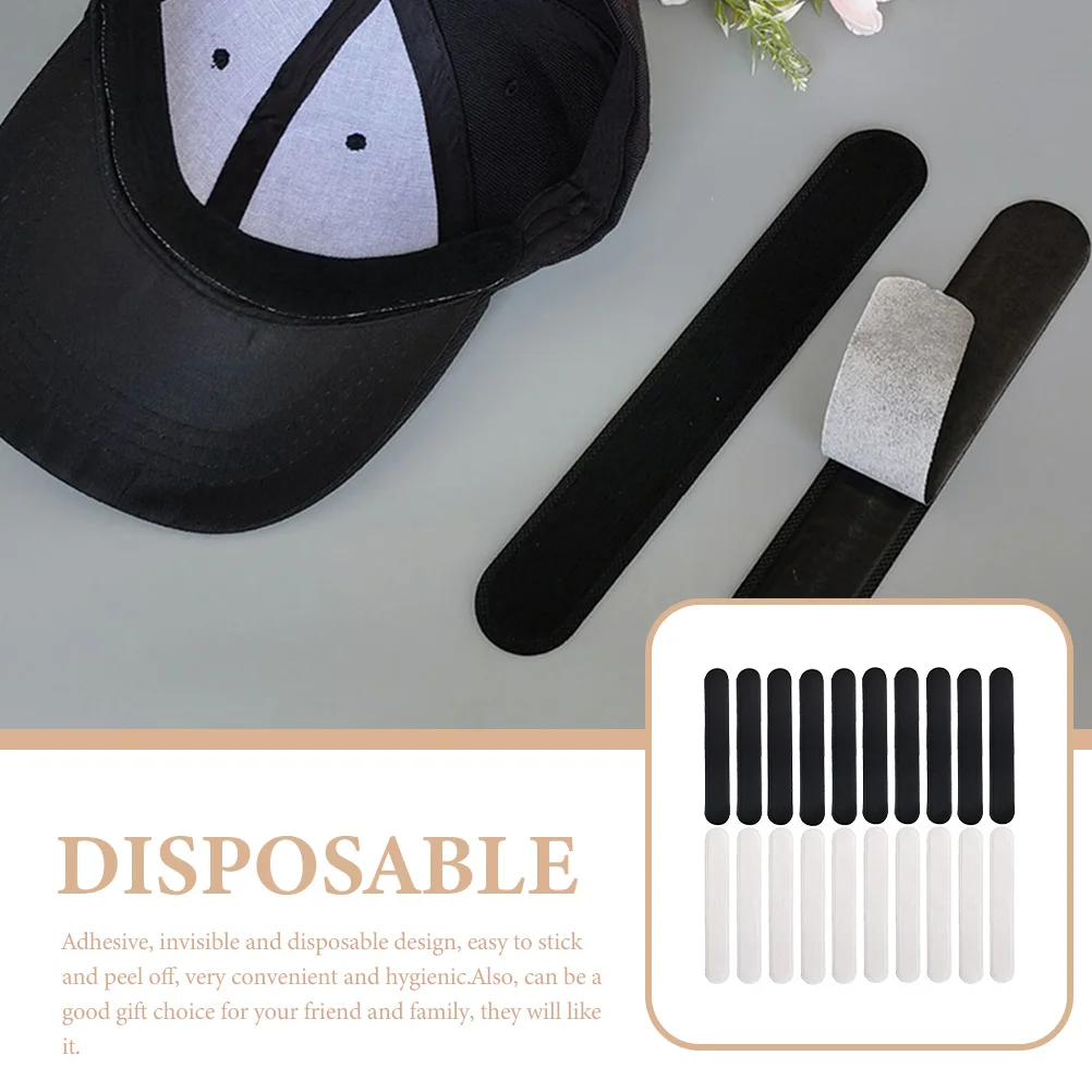 

40 Pcs Summer Hat Cushion Women's Hats & Caps Fitted Non-woven Fabric Sweat Band for