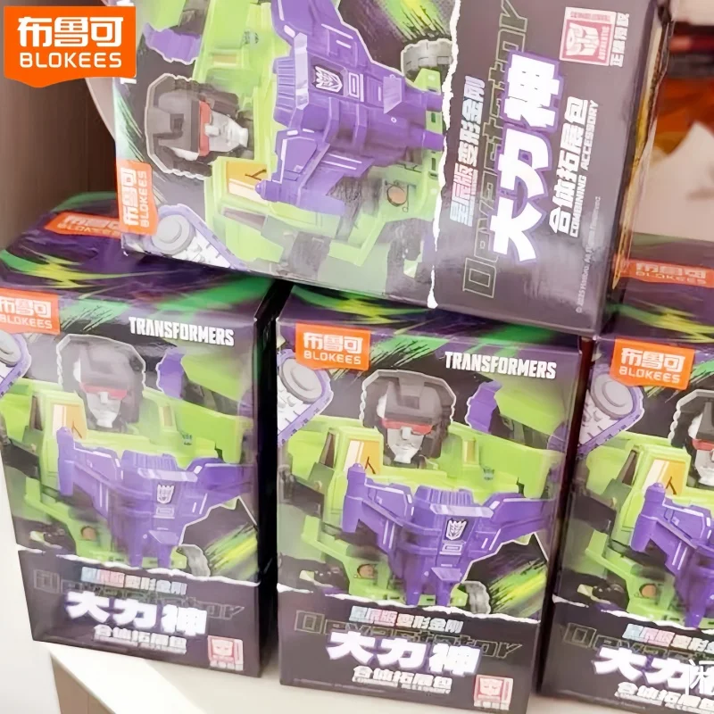 حقيقية Blokees Devastator محولات المدافع نسخة Devastator مزيج مجموعات ألعاب روبوتية مدرعة مثقاب الخشب الملحقات