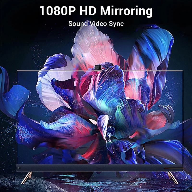 1080P 50M 60Hz Type-C Wireless HDMI Screen Mirroring Adapter Output Transmitter Receiver For Meetings Laptops PC To TV Projector