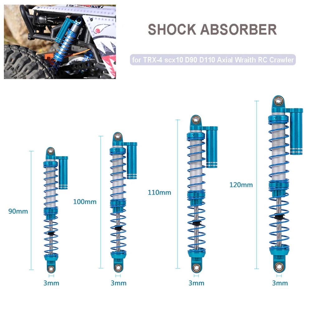 

Обновленный амортизатор из алюминиевого сплава, резьбовой демпфер для тела для радиоуправляемого гусеничного автомобиля 1/10, Axial SCX10 90046, приблизительная модель _ Gen8