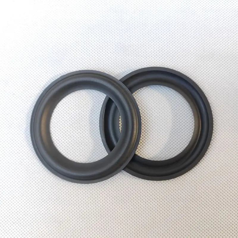 2Pcs 3 Inch Speaker Surround Edge Rings Repair Kit DIY Speaker Surround Repair Rubber Replacement